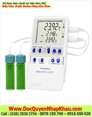 Nhiệt kế Vaccine Monitoring –50.00 đến 70.00°C, 6448 Memory-Loc™ Traceable® Datalogger